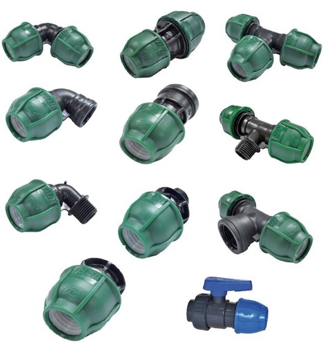 Raccordo tubo irrigazione tee - tubo,