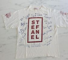 Maglietta STEFANEL Olimpia Milano 73° campionato 94-95 autografi tshirt basket