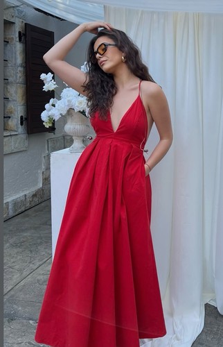 Abito rosso zara donna - zara,