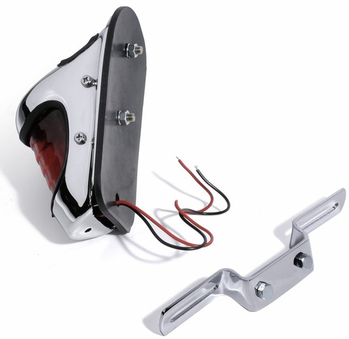 Fanale moto custom cromato - custom,