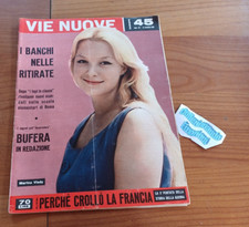 "Vie Nuove"-45 1959-Marina Vlady-Seconda guerra mondiale-Ford Anglia-BMW 700