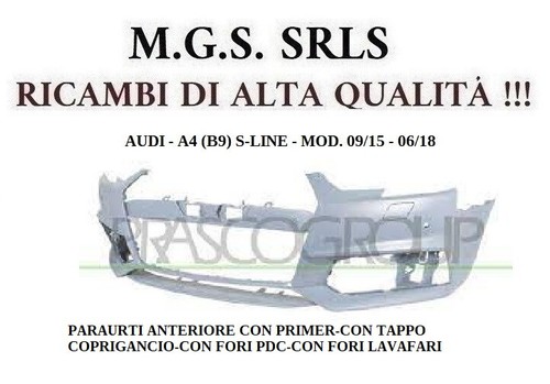 Paraurti anteriore primer fori - paraurti, anteriore-primer-fori