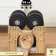 Letto per Gatti in Rattan |