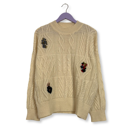 Maglione vintage crema - vintage,