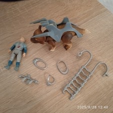 Dino Riders Protoceratops con armatura e cannone con accessori (2. Serie Tyco 1988)