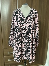 Abito donna Monki nero rosa a