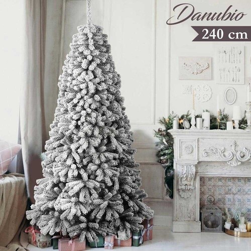 Albero natale innevato - albero,