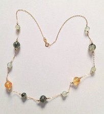 collana in argento 925 dorato