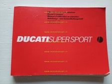Ducati Supersport 750-900 1998 manuale uso libretto istruzioni originale