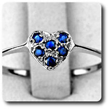 Anello Zaffiro Blu Argento 925