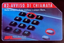SCHEDA TELEFONICA TELECOM AVVISO DI CHIAMATA R2
