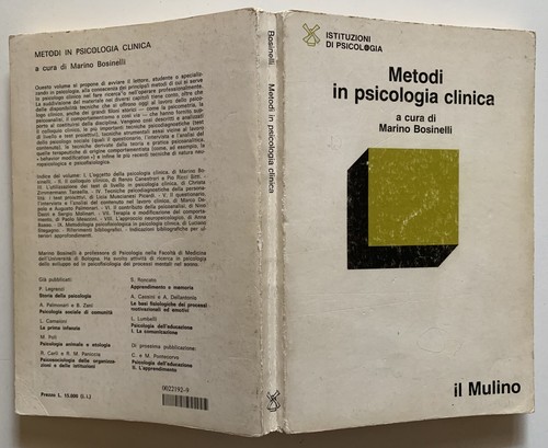 Metodi psicologia clinica - psicologia,