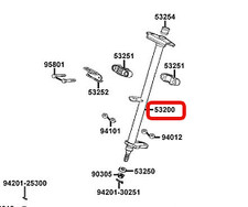 Piantone sterzo Kymco KXR 250 MXU 250 300 MAXXER 250 300 53200-LBA7-E00