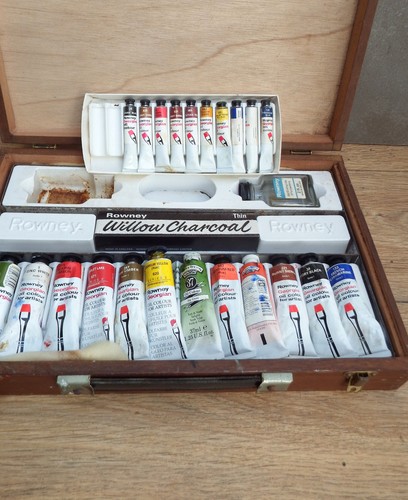 Vintage oil paints rowney - vintage,
