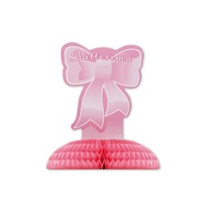 Centrotavola Battesimo Rosa