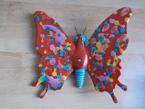 Papillon muro ceramica - papillon,