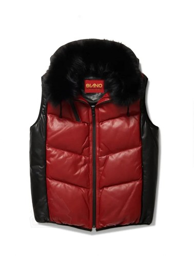 Gilet uomo rosso nero vera - uomo,