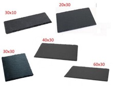 Tagliere piatto vassoio in ardesia naturale varie misure buffet sushi