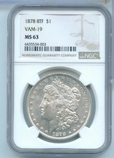 1878-P 8TF VAM-19 Dollaro