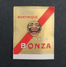 Etichetta RHUM BONZA Martinica