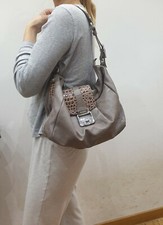 Borsa in pelle Rossini con inserti fantasia animalier coccodrillo leather bag