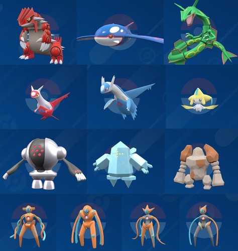 Tutti leggendari hoenn - tutti, di