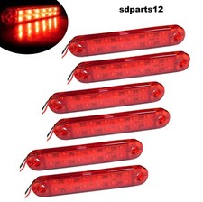 6 Luci Ingombro Rossi