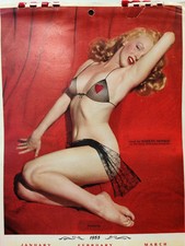 Raro calendario playboy - raro, 1955
