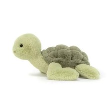 Peluche morbido Jellycat TULLY TURTLE bambole peluche - nuovo con etichette e sacchetto antipolvere 28 cm
