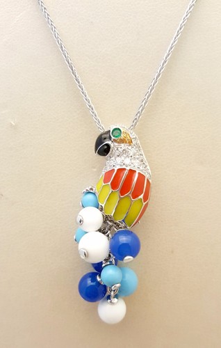 Collana spilla oro trend - collana/spilla, con