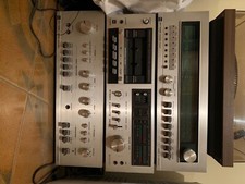 stereo DUAL alluminio completo di casse e giradischi tutto funzionante 