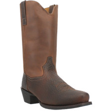 Stivali da cowboy Laredo uomo Gilly in pelle marrone scuro 68449