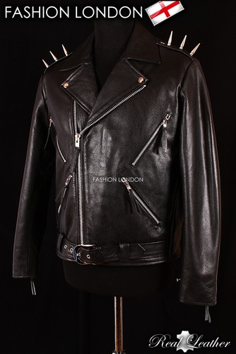 Giacca moto cruiser nera - , da