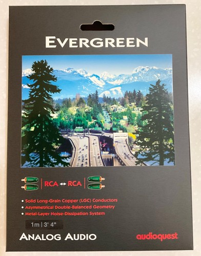 Audioquest evergreen rca - evergreen, cable
