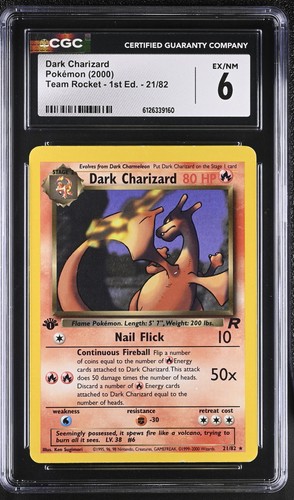 Cgc dark charizard - dark,