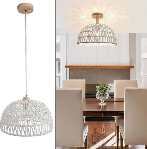 Lampada sospensione rattan - lampada,