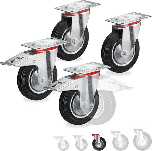 Ruote girevoli set - ruote,