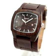 Orologio Vintage Legno Fossile