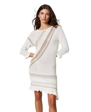 Abito asimmetrico in maglia