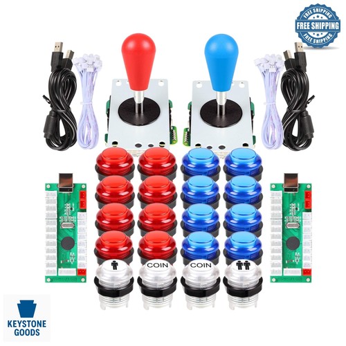 Kit joystick pulsanti arcade - kit,