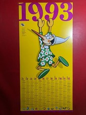 Calendario 1993 JACOVITTI PINOCCHIO 68x33 cm Stampa Alternativa in folio