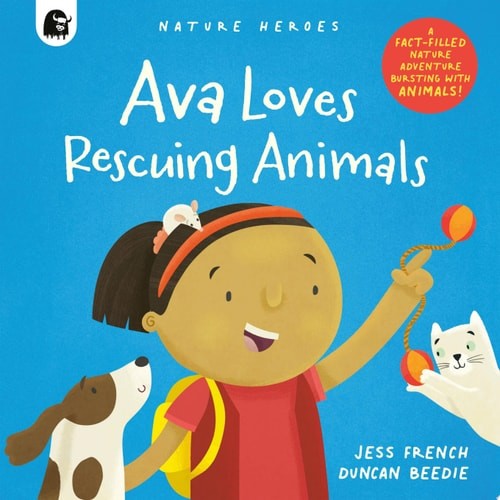 Ava loves rescuing animals - loves,