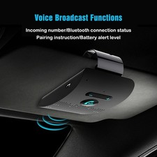 Kit Vivavoce Bluetooth Auto Universale Speaker Handsfree per Smartphone