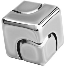 Giroscopio Cubo Metallo Fidget Spinner Antistress Portatile per Adulti