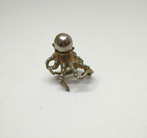 Les néréides bague pieuvre - bague,