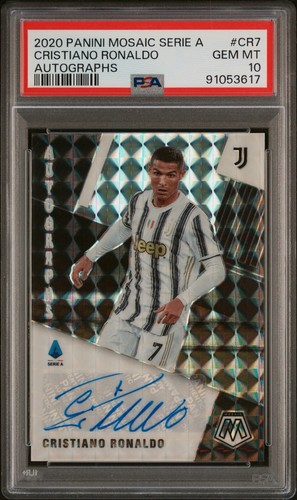 Cristiano ronaldo auto psa10 - cristiano,