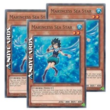 3x MARINCESS SEA STAR (Marincipessa Stella Marina) • Comune • RIRA EN004 YUGIOH