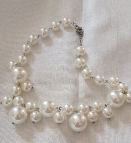Raffinata collana con maxi - ,