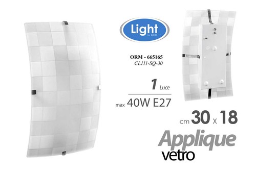 Applique luce 18cm - luce, parete