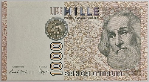 1000 lire marco - lire, polo